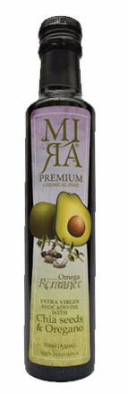 MIRA Premium Romance Blend Avocado Oil - Chia Seeds and Oregano 250 ml - YesWellness.com