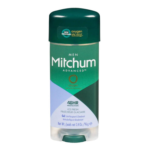 Mitchum Men Advanced Gel Anti-Perspirant & Deodorant Ice Fresh 96g - YesWellness.com
