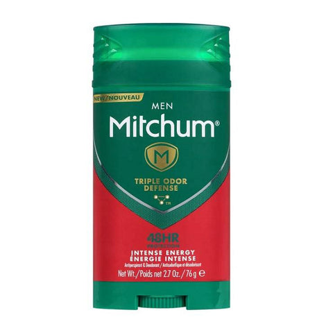 Mitchum Men Triple Odor Defense Antiperspirant & Deodorant Intense Energy 76g - YesWellness.com