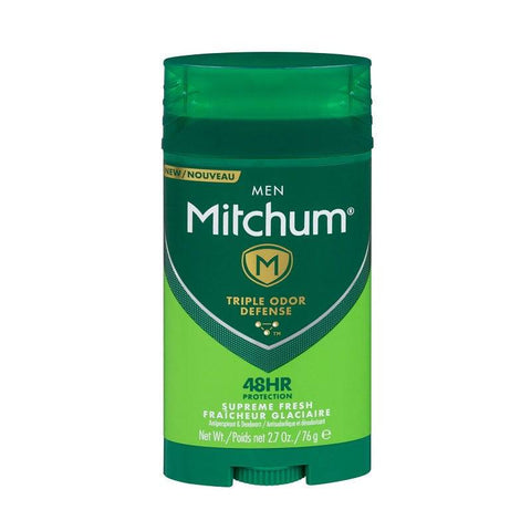 Mitchum Men Triple Odor Defense Antiperspirant & Deodorant Supreme Fresh 76g - YesWellness.com