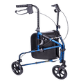 MOBB 3 Wheel Aluminum Rollator Blue - YesWellness.com