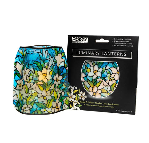 Modgy Luminary Lanterns Field of Lilies - Louis C. Tiffany