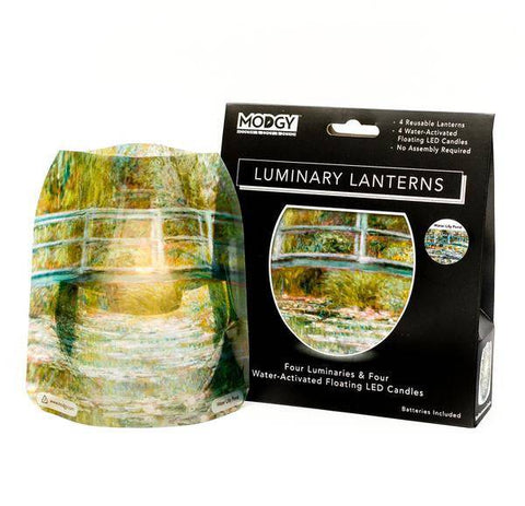Modgy Luminary Lanterns Waterlily Pond - YesWellness.com