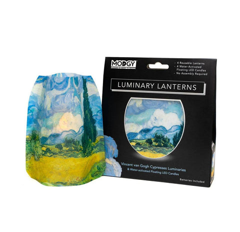 Modgy Luminary Lanterns Wheat Field - Van Gogh