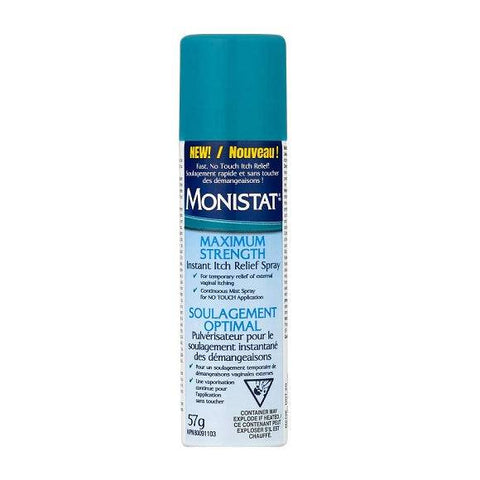 Monistat Maximum Strength Instant Itch Relief Spray 57g - YesWellness.com