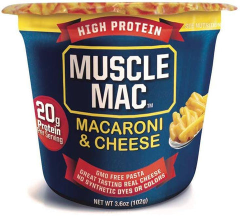 Muscle Mac High Protein Macaroni & Cheese Microwave Cup 102g - YesWellness.com