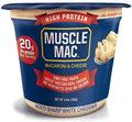 Muscle Mac High Protein Macaroni & Cheese with Aged Sharp White Cheddar Microwave Cup 102g - YesWellness.com