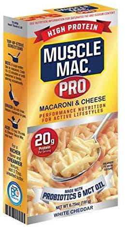 Muscle Mac Pro High Protein Macaroni & Cheese with White Cheddar 191g - YesWellness.com