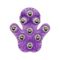 Nack Nax Nine Bead Muscle Pain Relief Palm Massager - Purple - YesWellness.com
