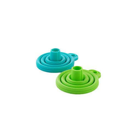 Nack Nax Silicone Collapsible Funnel - Blue - YesWellness.com