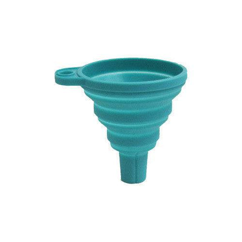 Nack Nax Silicone Collapsible Funnel - Blue - YesWellness.com