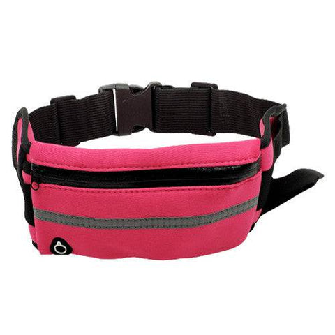 Nack Nax Waterproof Running Waist Pouch With Adjustable Strap for Men and Women  - Black - YesWellness.com
