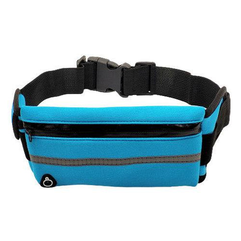 Nack Nax Waterproof Running Waist Pouch With Adjustable Strap for Men and Women  - Pink - YesWellness.com