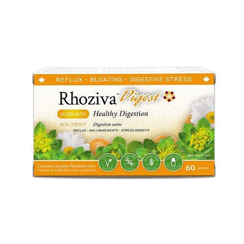 Nanton Nutraceuticals Rhoziva Digest 60 Veg Capsules - YesWellness.com