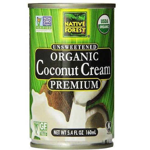 Native Forest Organic Coconut Cream Unsweetened 160 ml - YesWellness.com