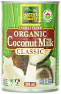Native Forest Organic Coconut Milk Classic Unsweetened 398 mL - YesWellness.com