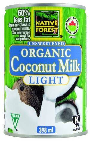 Native Forest Organic Coconut Milk Light Unsweetened 398 ml - YesWellness.com