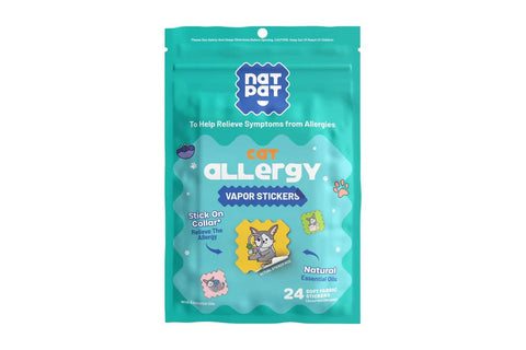 The Natural Patch Cat Allergy Relief Vapor 24 Stickers