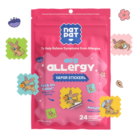 The Natrual Patch Dog Allergy Relief Vapor 24 Stickers