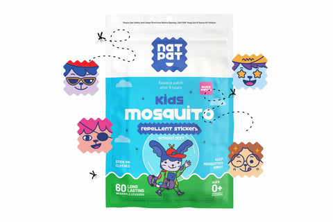 The Natural Patch Kids Mosquito Repellant 60 Stickers