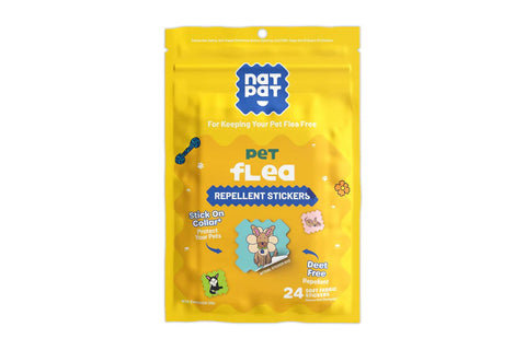 The Natural Patch Pet Flea Repellent 24 Stickers