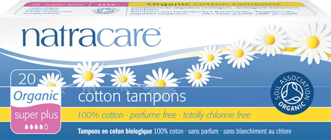 Expires January 2026 Clearance Natracare 20 Organic Super Plus Cotton Tampons