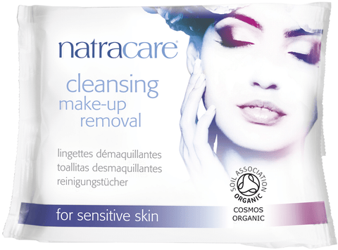 Natracare Cleansing Makeup Removal Wipes 20 pk - YesWellness.com