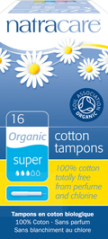 Natracare Organic Applicator Tampons Super 16 Count - YesWellness.com