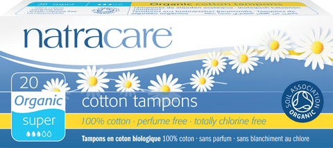 Expires February 2026 Clearance Natracare Organic Super Tampons 10ct