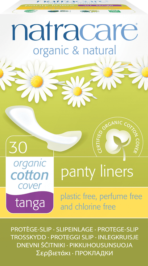 Natracare Tanga Panty Liners 30 count - YesWellness.com