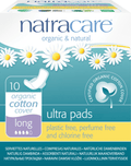 Natracare Ultra Pads W Wings Long 10 Count - YesWellness.com