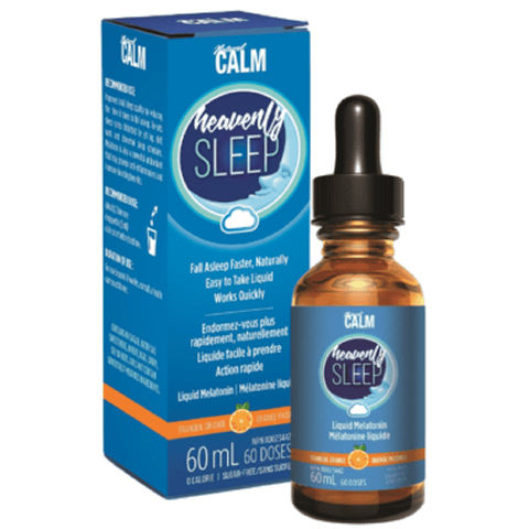 Natural Calm Heavenly Sleep Liquid Melatonin 60mL - YesWellness.com