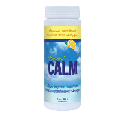 Natural Calm Ionic Magnesium Citrate Powder Organic Lemon Flavour 452g