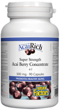 Natural Factors AcaiRich Super Strength Acai Berry Concentrate 500mg Capsules - 90 Capsules - YesWellness.com
