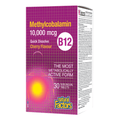 Natural Factors B12 Methylcobalamin 10,000 mcg - Quick Dissolve, Cherry 30 Sublingual Tablets - YesWellness.com