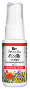 Natural Factors Bee Propolis Throat Spray - 30 ml - YesWellness.com