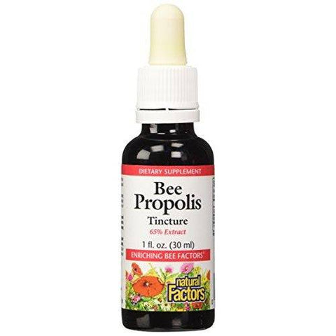 Natural Factors Bee Propolis Tincture 65% Extract - 30 ml - YesWellness.com