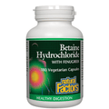 Natural Factors Betaine Hydrochloride with Fenugreek Vegetarian Capsules - YesWellness.com
