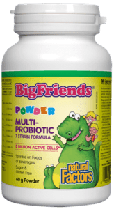 Expires June 2026 Clearance Natural Factors Big Friends Multiprobiotic Powder 60 Grams