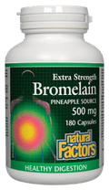 Natural Factors Bromelain Extra Strength Pineapple Source 500mg Capsules - YesWellness.com