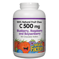 Natural Factors C 500mg 100% Natural Fruit Chew Blueberry, Raspberry and Boysenberry chews - YesWellness.com