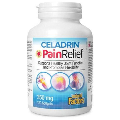 Natural Factors Celadrin PainRelief 350mg 120 Softgels - YesWellness.com