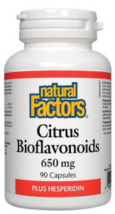 Natural Factors Citrus Bioflavonoids 650mg Plus Hesperidin Capsules - 90 Capsules - YesWellness.com