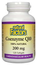 Natural Factors Coenzyme Q10 200mg Softgels - YesWellness.com