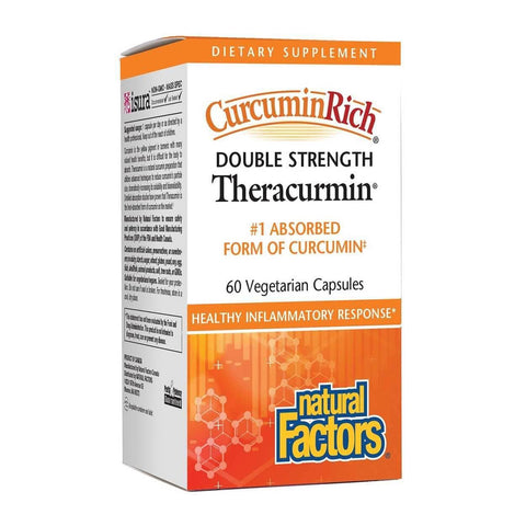 Natural Factors CurcuminRich Double Strength Theracurmin - YesWellness.com