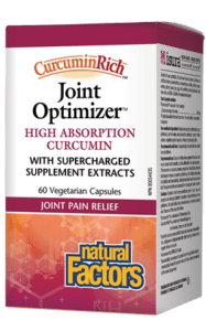 Natural Factors CurcuminRich Joint Optimizer High Absorption Curcumin - 60 veg capsules - YesWellness.com