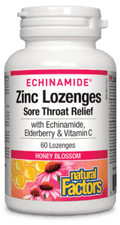 Natural Factors Echinamaide Zinc Lozenges 60 Lozenges - YesWellness.com