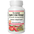 Natural Factors Fermented Apple Cider Vinegar 500mg with 250 mcg Chromium 90 Vegetarian Capsules - YesWellness.com
