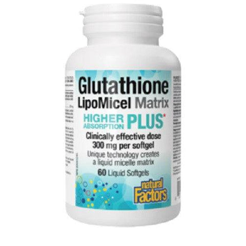 Natural Factors Glutathione LipoMicel Matrix Softgels - YesWellness.com