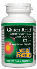 Natural Factors Gluten Relief 90 Vegetarian Capsules - YesWellness.com